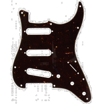 (Direct mail from Japan) Fender electric guitar pickguard 11 holes STRATOCASTER S S S TORTOIS
