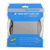 (Direct mail from Japan) SHIMANO OPTISLICK bicycle shifting cable set white Y6019803