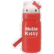 (Direct mail from Japan) Skedar Straw Water Bottle 350ml Hello Kitty PBS3ST-A