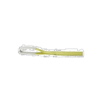 Japan direct mail TRUSCO polyester sling strap JIS3 grade closed at both ends 75mmX4 0m