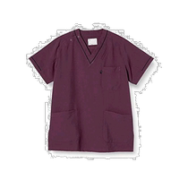 (Direct Mail from Japan) Mizunoo Medical Surgical Gown Unisex Highly Durable Burgundy S MZ00