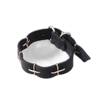 Direct mail from Japan m a mens silver cross fine encrusted bracelet AF2BL1GR20
