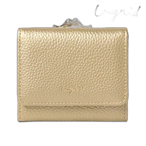 Japanese direct mail ungrid wallet cowhide gamma mouth mini wallet mini wallet cowhide coin purse u