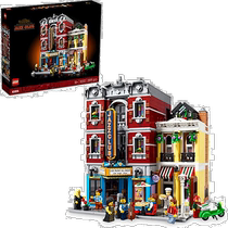 Pistes de jour Lego Lego Lego Lego ICONS Pizza Shop Building Blocks Jazz Club Puzzle Assembly Toys