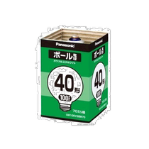 (Direct mail from Japan) Panasonic bulb diameter 70mm 40W shape E26 lamp holder white GW100V38W70