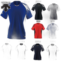 Japanese direct mail descente general sports outdoor clothing Descente half-sleeved dark blue baseball uniform