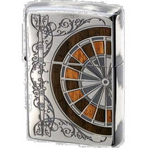 (Japan Direct mail) Zippo Sesame Oil Lighter Imitation Antique Fart Disc Two Sides Engraving Silver 1201S41