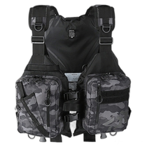 Japanese direct mail Yamato life jacket DF-6421 lightweight floating game vest free camouflage
