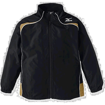 (Japan Direct Mail) Mizuno Mezzin Thick Basketball Suit Jacket W2JE6501 Black Gold White M