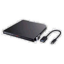 BUFFALO portable external optical drive box Blu-ray thin BDXL Buffalo ultra-thin plastic