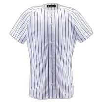 Japan direct mail DESCENTE mens uniform shirt full cardigan pinstripe DB7000 SWNV mens