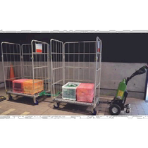 Japan Direct Mail Trusco Trolley Easy to Install Foldable Basket Cart Durable Daily Simple