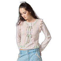 Japan direct mail TINA: JOJUN womens cute 2WAY ruffled bow vest tnj4310916