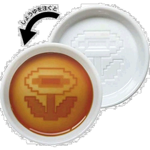 (Direct Mail from Japan) Nintendo Super Mario Soy Sauce Plate Condiment Plate Fire Flower