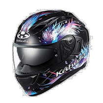 (Direct mail from Japan) Ogk Kabuto full-face helmet Kamui 3 LEIA Japanese pattern series M black KA