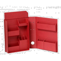 (Japan Direct Mail) Nakabayashi Home Goods Book Style Containing Box B5 Wine Red
