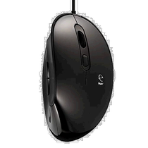 (Direct mail from Japan) Zhonglin Digio 2 Ergonomic Wired Mouse Silent BlueLED Sensor Black