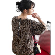 Japan Direct Mail Puff Sleeve Dress Zebra Print THOUSAND MILE × FREAKS STORE