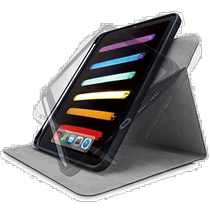 Elecom iPad mini6 protective case black TB-A21SSA360BK protective case flip soft leather