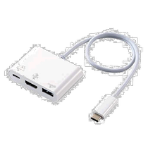 (Direct mail from Japan) ELECOM docking station Type-C supports PD+USB3 1 data transmission line Type-C