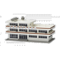 自营｜TOMIX车站白色4225铁路模型用品车站模型玩具摆件饰