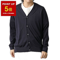 Self-employment | JOHN SMEDLEY cardiolucts WISTING male style modern 30G V collar cotton knit