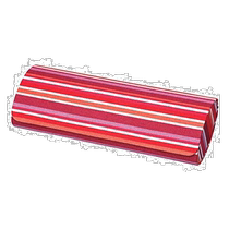 Self-operated｜Pearl Pearl Stripe Glasses Storage Box Magnetic Red Glasses Case