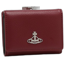 Japanese direct mail Vivienne Westwood womens mini tri-fold wallet 51010018 S000D H407