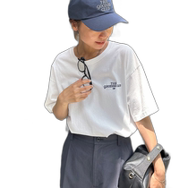 Japan direct mail GOODIES CLUB Womens embroidered logo short-sleeved T-shirt 24070462719030