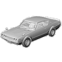 (Direct Mail from Japan) Hasegawa Nissan Skyline 2000GT-R 1 24 Plastic Model Play