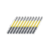 (Direct mail from Japan) (ANEX) Colored drill bits with layered magnets 2x65 10 pieces AC-16M