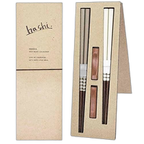 Japan Direct Mail (Japan Direct Mail) ISHIDA Couple Chopsticks Chopstick Rest Cocotte Ethical BOX 6