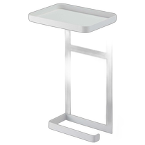 (Direct mail from Japan) Yamazaki storage rack toilet paper holder with mobile phone storage tray white 439