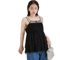 Japan direct mail VIS womens tassel suspender wide hem top 2024BBVH64010