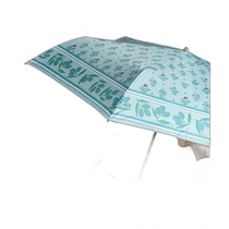 Japanese direct mail studio CLIP womens olive pattern rain or shine folding umbrella 116662