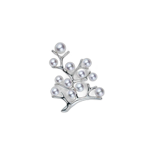 Mikimoto adulte broche haut de gamme argent déplacement quotidien polyvalent 4 1cm