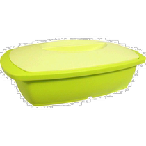 (Direct mail from Japan) Heping FREIZ Microwave Oven Cooker Silicone Steamer Size L Lime Green