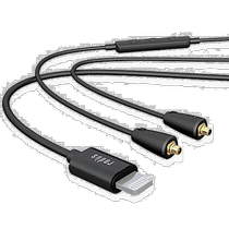 (Direct mail from Japan) MMCX Lightning replacement cable for radius headphones HC-certified plug