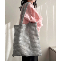 Japanese direct mail fredy emue Ms. Metal Weaving square handbag 40573132108