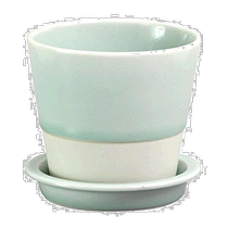 (Publipostage direct du Japon) Saikaitoki Western Sea Pottery Hasami Ware Essence Pot de fleur Bleu et Blanc Porcelaine Glaçure Couleur 1