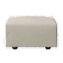 (Direct mail from Japan) Muji sofa footstool cover beige small washed cotton canvas 82583