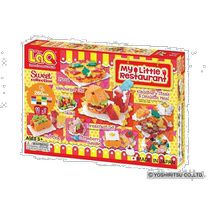(Direct mail from Japan) YOSHIRITSU LaQ STWEET my little restaurant three-dimensional splicing building blocks 3D puzzle