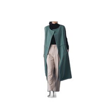 (Direct Mail from Japan) Hunch Womens Vest Vest Green Low Collar Long Sleeve Button Fashion Trendy Brown