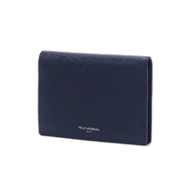 Japan direct mail PELLE MORBIDA pass holder business card holder Barcelona thin embossed mens Morb