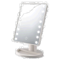 Japan Direct Post (Japan Direct Post) Ohm Ohm Iberis Desktop Cosmetic Mirror LED Lamp HB-MKW033