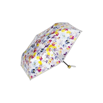 Japanese direct mail Japanese trend Wpc Plantica co-branded plant print transparent mini gift style folding umbrella