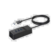 (Direct mail from Japan) BUFFALO USB3 0 top plug-in 4-port hub black