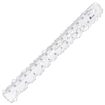 (Japan Direct mail) Calliper ruler Shinwa Measured Radius Gauge A-1 R0 5-7 73570