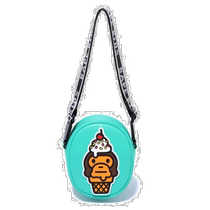 Japan direct mail A BATHING APE childrens version BABY MILO ice cream pattern shoulder bag synthetic leather