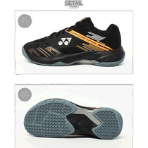 Japan Direct Mail YONEX Badminton Shoes Men And Women Black Orange SHBCA1W Badminton Shoes Shock Absorbing Light Training Brands